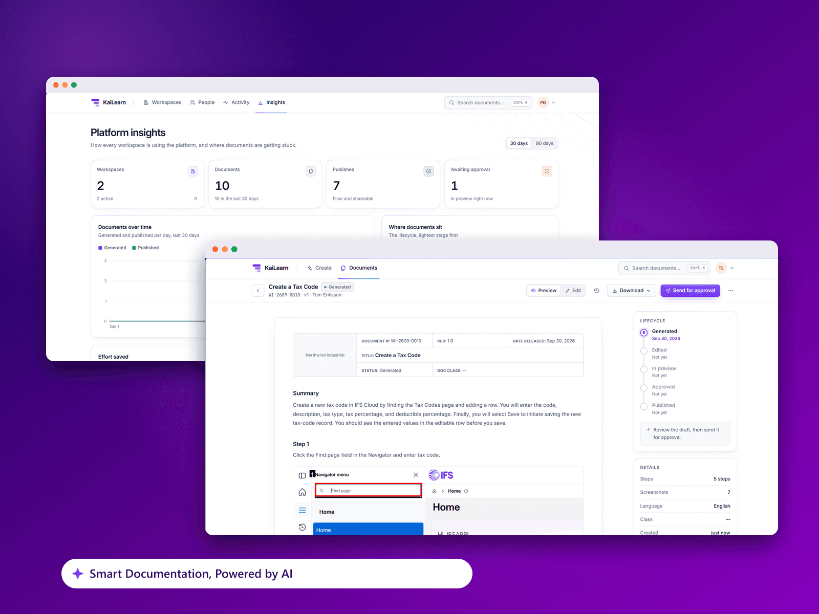 From Screen Recording to Approved Work Instruction – Faster, Consistent and Always Up to Date